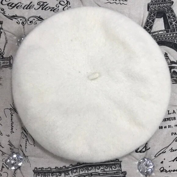 Women's Halogen Wool Blend Beret - Picture 3 of 5